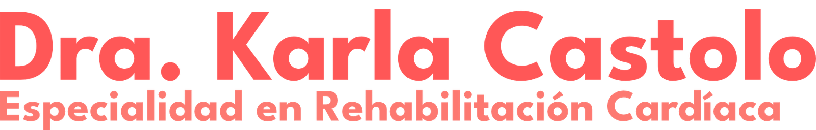 logo Dra. Karla Castolo, cardióloga